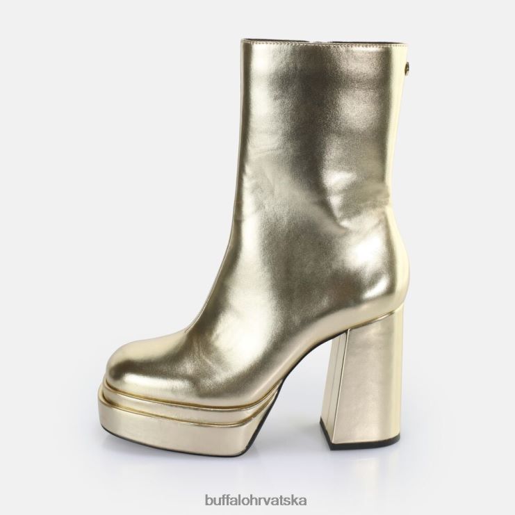zlato Buffalo svibanj zip boot mid ankle boot vegan |čizme TDD6T534